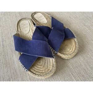 PRIMA 2 Anthropologie Leather Espadrilles Shoes Made in Spain 6.5
